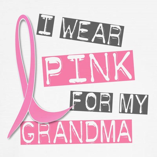 CafePress I Wear Pink for My Grandma 37 Dog T Shirt Dog T-Shirt, Pet Clothing, Funny Dog Costume