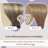 Full Shine Blonde Weft Hair Extensions Human Hair 18 Inch Blonde Hair Extensions Real Human Hair Sew In Human Hair For Women Balayage Brown To Platinum Blonde Hair Bundles Weave Extensions 105G