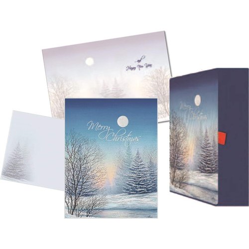 Performing Arts Keepsake Box, Full Color Inside Designs Blue Moon Stationery Paper, 87133-14