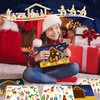 Cholemy 72 Pcs Christmas Nativity Stickers Make a Nativity Scene Sticker Kit for Kids Christmas Crafts DIY Jesus Birth Stickers Christian Cardboard Ornament for Xmas Supplies Religious Party Favor