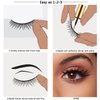 VANAODUC False Eyelashes 3D Natural Cat-eye Wispy Faux Mink Lashes, Lightweight & Comfortable, Reusable, Cruelty-Free, 10 Pairs Fake Eyelashes,Eye Lashes Length Range of 9-14MM