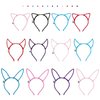 Aniwon LED Headband, 12PCS Light Up Headband Cute Cat Ear Rabbit Ear Unicorn Headband Luminous Led Hair Accessories for Women Girls Kids Christmas Halloween Party Supplies