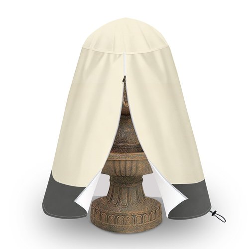 SOKINGCOVER Garden Fountain Cover 36"x42" Weatherproof Fountain Cover for Winter 420D Waterproof Oxford Cloth, Weather Resistance
