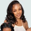 Glueless Wigs Human Hair Pre Plucked Wear and go Glueless Wig Body Wigs Short Bob Wig Lace Front Wigs Upgraded No Glue 4x4 Lace Closure Wigs Human Hair for Black Women With Baby Hair (10lnch)