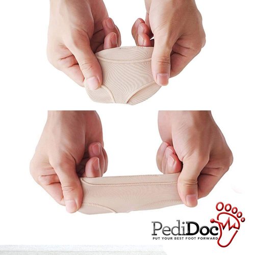 Pedidoc™ Metatarsal Pads Ball of foot Cushions – Foot Support Gel Sleeves for Forefoot Pain Relief and Support – Prevent Calluses and Blisters Absorbs Shock – For Sports and Daily Comfort (1 Pair)