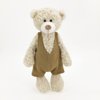 MR VIVICARE 13.5" Cream Beige Bear Stuffed Animals for Kids and New Born Babies,Knitted Dressed Stuffed Teddy Bear Plush Toys for Boys and Girls,Great Gifts on Birthday,Christmas,Machine Washable