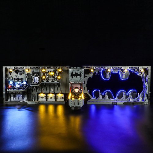 LED Light Kit for Lego DC Batman Batcave Shadow Box Set, Compatible with Lego 76252, Lighting Your Toy for Batman Batcave Shadow Box Lego Set (Lights Only, No Models)