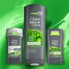 Dove Men + Care Extra Fresh Bundle – Men’s Body Wash, Aluminum-Free Deodorant + Antiperspirant, 72H Protection, Citrus Scent (3 Piece Set)