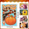 32 Sheets Halloween Stickers for Kids Make A Face Halloween Stickers DIY Art Craft Rewards for Boys Girls Halloween Party Favors Supplies Craft