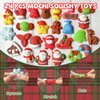 UUSYCUN 24PCS Christmas Mochi Squishy Toys for Party Favors, Xmas Squishies Bulk for Stocking Stuffer, Santa Squeeze Toys for Kids, Gifts, Presents, Advent Calendar, Classroom Prizes, Goodie Bags