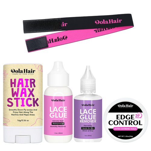 Dolahair Lace Wig Glue Kit Lace Front Glue Kit for Wigs Waterproof Wig Glue Strong Hold Wig Glue ...