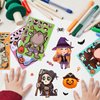 32 Sheets Halloween Stickers for Kids Make A Face Halloween Stickers DIY Art Craft Rewards for Boys Girls Halloween Party Favors Supplies Craft
