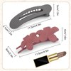 EEEKit 12PCS Duck Billed Hair Clips, 9 Colors Barber Hair Hairstyling Flat Claw Clips for Women Thick Thin Hair Accessory