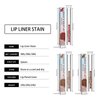 Easilydays Long-Lasting Peel Off Matte Lip Tint, Nude Matte Natural Lip Tinted, Moisturizing Lip Liner Tattoo Stain, Highly-Pigmented Peel Off Lip Gloss, Non-Stick & Waterproof Formula, 03# Cocoa