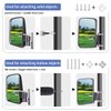 10L0L Golf Cart Side Mirrors for Yamaha Club Car EZGO and Other