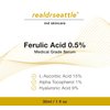 Ferulic Acid Serum Skin Care 20% Vitamin C Hyaluronic Acid Serum + CE Ferulic Acid - Potent Anti Aging, Anti Wrinkle