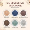 Paul & Joe Sparkling Eye Shadow, Iridescent Eye Glitter with a Buildable Pop of Color, Hydrating Eye Makeup with Dewy Effect, Smooth Gel Application, Bold Sea Green, 07 La Mer Claire, 0.21 oz