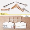 Geyee 50 Pieces Hair Clip Display Cards Hair Bow Holder Cardboard 7.8 x 4.8 Inches Claw Clip Organizer Display Cardboard Paper for Hair Bow Barrettes Accessories Display and Organizing, White