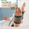 Copper Edge Copper Arch Support for Plantar Fasciitis. 2 Half Socks/Sleeve Compression Brace for Women and Men. Orthotics Feet Pain Aid Fit for Flat/High/Fallen Arches, Foot Care (Copper)