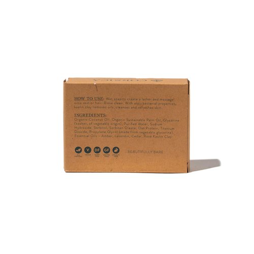Corsica Bath Soap Bar for Smooth and Gentle Skin Body Soap Bars for Men and Women, Amber