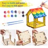 Kids Arts and Crafts for Outdoor,2 Pack Bird Feeder Wind Chime Kits for Children to Build and Paint, DIY Unfinished Wood STEM Painting Activities Crafts Toys for Boys Girls Ages 3-5 4-8 8-12 6-8
