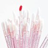 YSAFAI 300 Pieces Lip Brush Disposable Lip Gloss Wands Lipstick Applicator