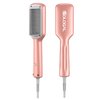 sdlogal Hair Straightener Brush – Hair Straightening Iron with Built-in Comb, 20s Fast Heating & 5 Temp Settings & Anti-Scald, Perfect for Professional Salon at Home(Rose Gold)