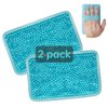 Gel Beads Ice Pack Ice Bag with Strap-Reusable Hot & Cold Pack Compress Therapy for Pain, Swelling,Injuries of Knee, Shoulder, Foot, Back, Ankle, Neck, Hip, Elbow,Wisdom Tooth (Blue-2Pack)