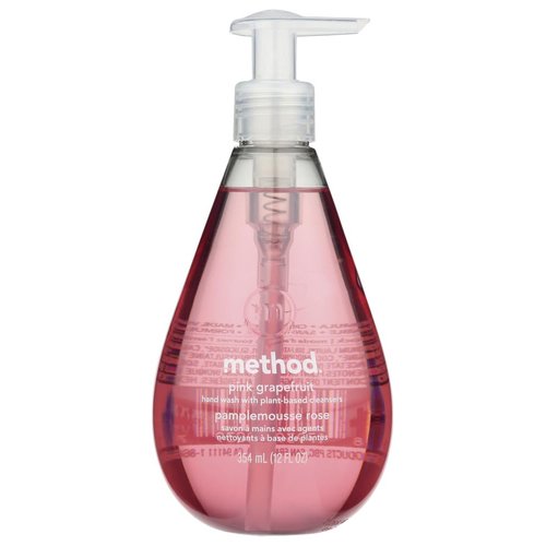 Method Hand Wash Grapefruit Liquid Bottle 12 Oz Pink
