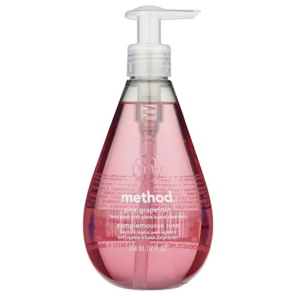 Method Hand Wash Grapefruit Liquid Bottle 12 Oz Pink