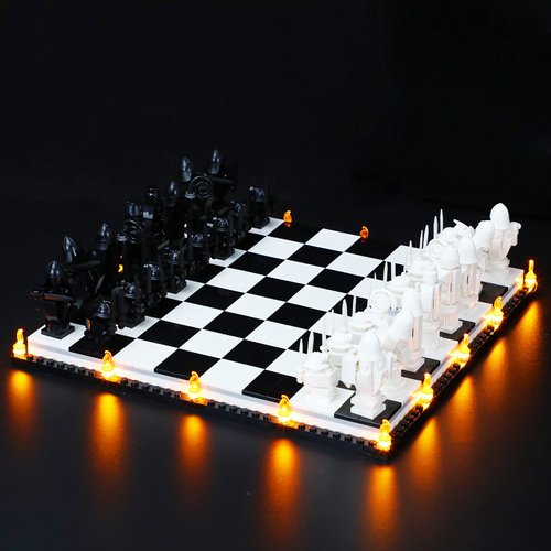 LIGHTAILING Light Set for Wizard's Chess Building Blocks Model - Led Light kit Compatible with Lego 76392 - Not Include The Model