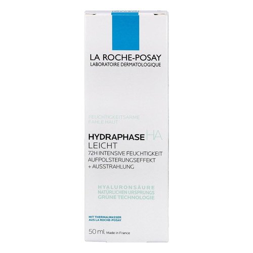La Roche-Posay HydraphaseHA Light Face Moisturizer, Hyaluronic Acid Face Moisturizer with 72HR Hydration, Oil Free & Non-Comedogenic, 50 ML, 1.69 fl. oz.