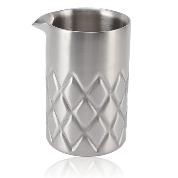 SHYEKYO Stainless Steel Mixing Glass, Double Wall Unbreakable Rust Protection Cocktail Mixing Glass, Easy Stirring with Unbreakable for BartenderHome Bar (1)