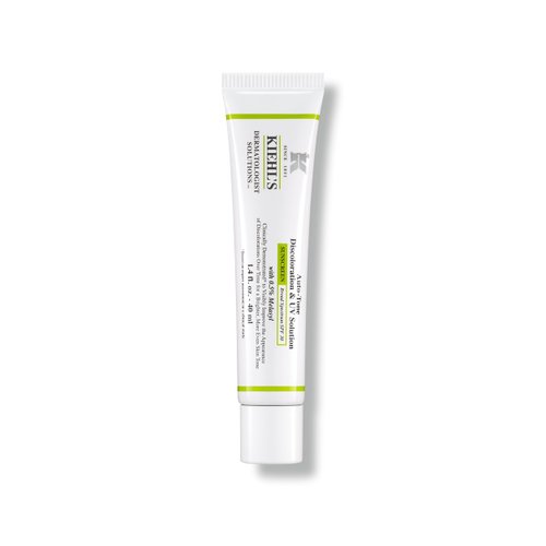 Kiehl's Auto-Tone Discoloration & UV Solution with SPF 30, Color Corrector Serum to Reduce Sunspots and Protect Against UV Damage, Radiant Finish
