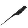 Teasing Comb, 3 Row Comb Hair Care Hair Styling Modeling Comb Lightweight Hair Salon Supplies Comb (Black)