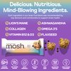 MOSH Variety Pack (15ct) Protein Bars, Keto Snack, 12g Whey Protein, Gluten-Free, No Added Sugar, Lion's Mane, Supports Brain Health, Workout Recovery