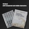 30-Pocket Coin Pages for Collectors, Standard 9-Hole Coin Collection Pages, 10 Sheets Coin Sleeves, Coin Collecting Supplies (30 Pocket -10 Sheets)