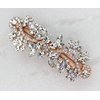 Faship Gorgeous Clear Crystal Floral Hair Clip Barrette