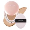 TIRTIR Mask Fit All Cover Pink Cushion Foundation | High coverage, Velvety Matte Finish, Lightweight, Flawless, Corrects Redness, Korean Cushion (#24N Latte, Full Size, 0.63 Fl Oz)