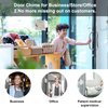 SanJie Door Chime, Door Open Contact Sensor Alarm for Business/Store/Home/Office When Entering, with 600 FT Range,55 Chimes 5 Adjustable Volume 2 Receivers +2 Sensors