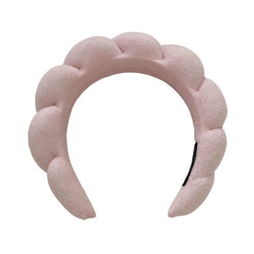 Haiyosha Spa Headband, Terry Headband for Skin Care, Makeup Washing Face, Cute Hair Band, Pink
