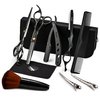 Hair Cutting Scissors Thinning Shears Kit for Haircutting, Fcysy Professional Barber Scissors Hair Scissors Set, Black Haircut Scissor Blending Shears Straight Edge Razor Barber Supplies for Men Women
