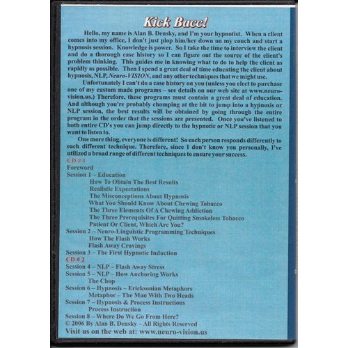 Quit Chewing Tobacco Dipp Hypnosis & NLP (7 Sessions on 2 CDs) Kick Bacc! Relieves Stress and The Compulsion to Dip