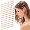 OIIKI 18Pcs Hair Clips, Alloy Vintage Hairpins, Tiny Barrettes for Women, Girls, Bridal, Wedding, Valentines