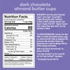 UNREAL Dark Chocolate Almond Butter Cups | Vegan, Gluten Free, Less Sugar | 3.2 Ounce (Pack of 6)