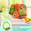 KATUMO Bird Toys, 2 Pack Bird Grass Mat Foraging Wall Toys Parrot Shredder Toys for Parakeet, Cockatiel, Conure, Lovebird, Budgie, Small to Medium Birds