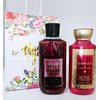 Bath & Body Sweet Heart Cherry Body Wash 10 fl oz, Luminous Daily Nourishing Body Lotion 8 fl oz