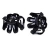 AUEAR, Octopus Clip Jaw Hair Claw Spider Hair Claw Clips Hairpins for Thick Hair (Black, 4 Pack, 3.15"x2.95")