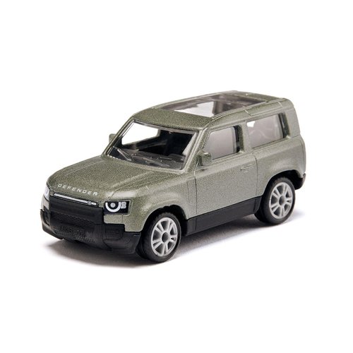 Siku 1549, Land Rover Defender 90 P400 AWD, Toy Car, Metal/Plastic, Green, Metallic Paint, Rubberised Tyres, Trailer Coupling