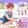 Toddler Toys for Ages 5-7 Girls Jewelry Set,51 Pcs Kids Toys for girls age 8-10 Clip on Earrings,Princess Toys Adjustable Ring,Girls Toys Age 3 4 5 6-8 Year Old Birthday Christmas Gifts Hair Clip